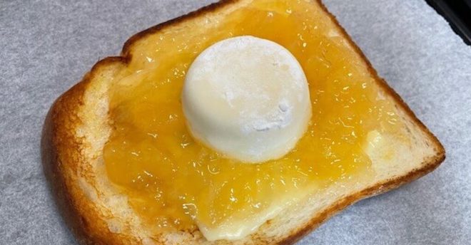 ミシュランシェフの食パンレシピ【雪見アップルパイ】、雪見だいふくが「トロ〜リ」！　上品スイーツだった　